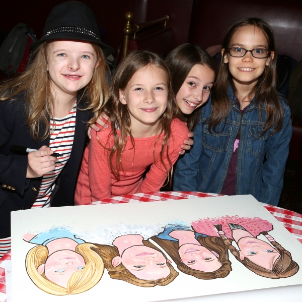 Photo Coverage: MATILDA's Leading Ladies Get Surprise Portrait at Sardi's Image