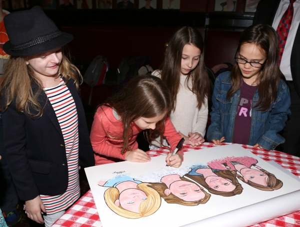 Photo Coverage: MATILDA's Leading Ladies Get Surprise Portrait at Sardi's Image