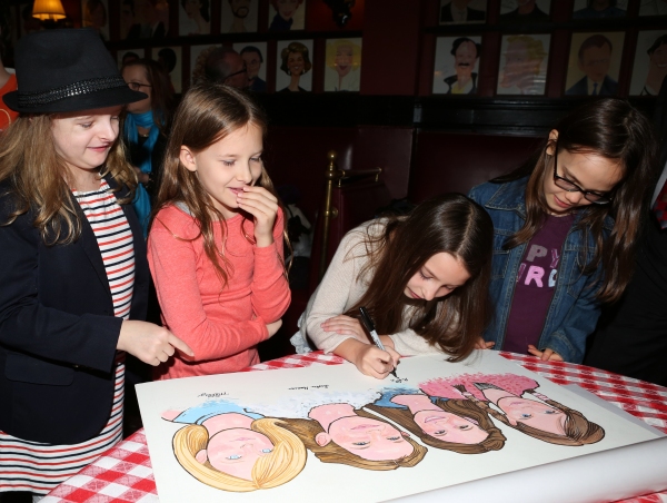 Photo Coverage: MATILDA's Leading Ladies Get Surprise Portrait at Sardi's Image