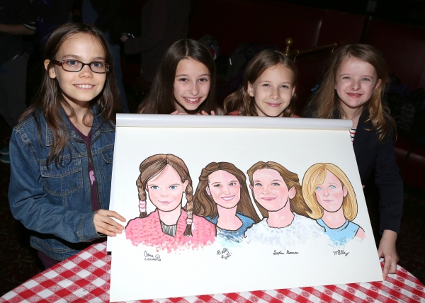 Photo Coverage: MATILDA's Leading Ladies Get Surprise Portrait at Sardi's Image
