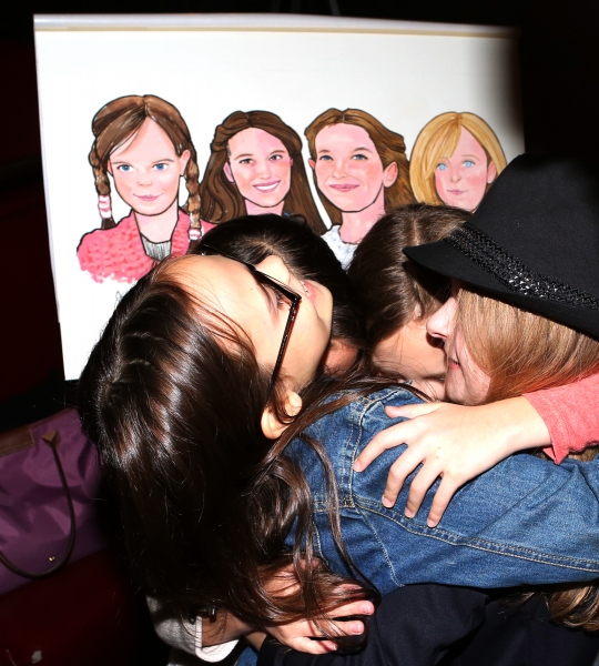 Photo Coverage: MATILDA's Leading Ladies Get Surprise Portrait at Sardi's Image