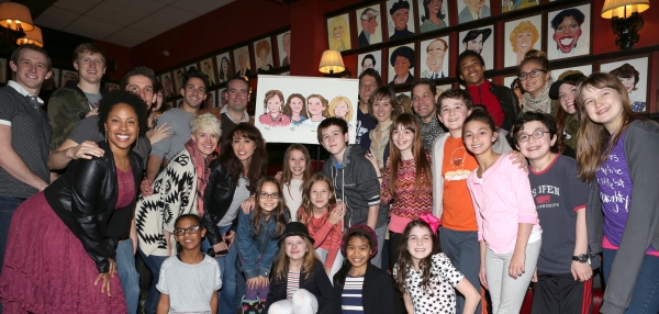 Photo Coverage: MATILDA's Leading Ladies Get Surprise Portrait at Sardi's Image