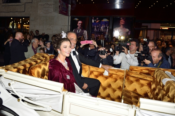 Photo Flash: Vittoria Belvedere and Luca Ward Arrive at MY FAIR LADY Premiere 