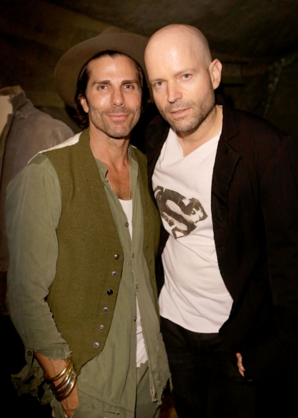 Designer Greg Lauren and host Marc Forster Photo