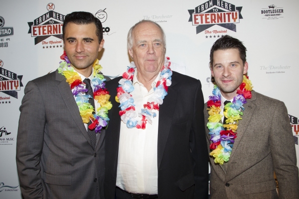 Darius Campbell, Tim Rice and Robert Lonsdale Photo