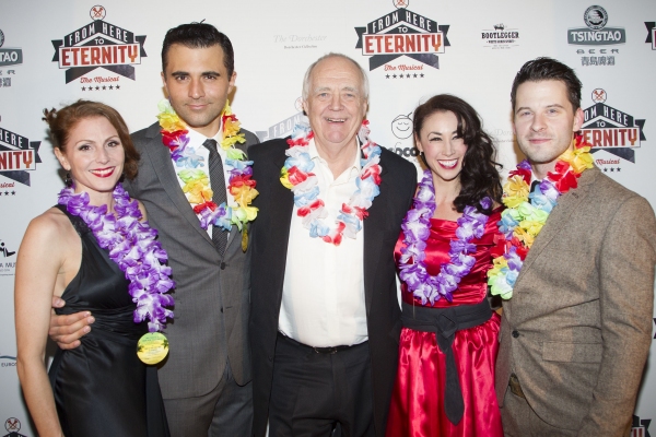 Rebecca Thornhill, Darius Campbell, Tim Rice, Siubhan Harrison and Robert Lonsdale Photo