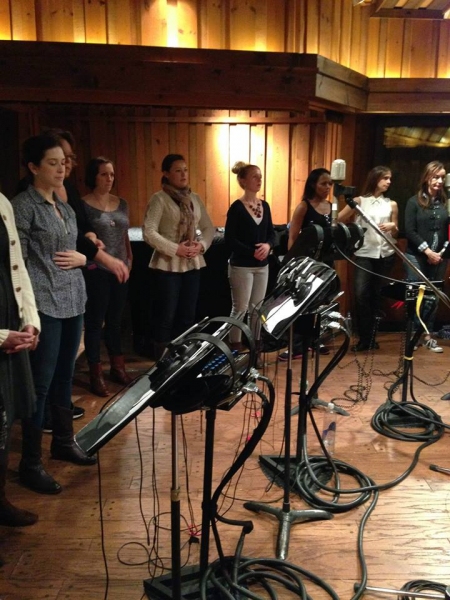 Photo Flash: In the Recording Studio with the Nuns of NBC's THE SOUND OF MUSIC!  Image