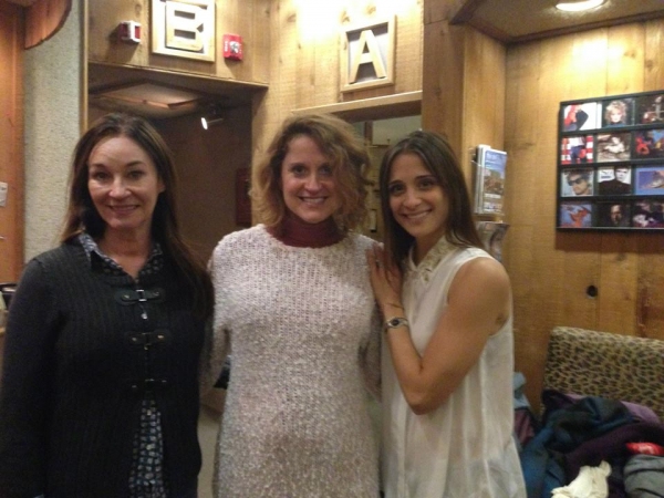 Jessica Molaskey (Sister Berthe), Christianne Noll (Sister Margaretta) and Elena Shad Photo