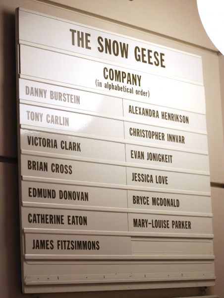 Photo Coverage: THE SNOW GEESE Cast Takes First Official Broadway Bow! 