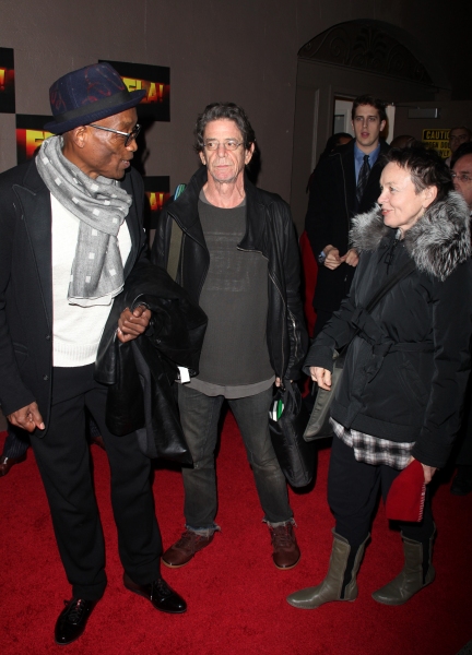 Bill T. Jones, Lou Reed & Laurie Anderson arriving for the Opening Night Performance  Photo