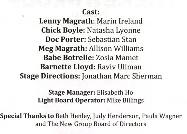 Photo Coverage: Backstage at New Group's CRIMES OF THE HEART Benefit Reading with Allison Williams, Zosia Mamet & More! Image