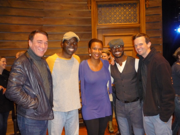 Photo Flash: Taye Diggs, Chuck Cooper Visit Sebastian Arcelus, Patrick Page & More in A TIME TO KILL on Broadway Image