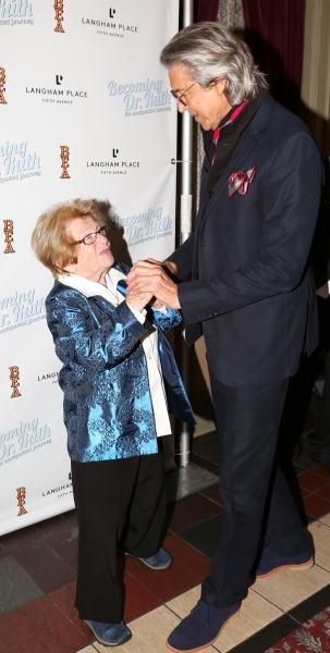 Dr. Ruth Westheimer and Tommy Tune  Photo