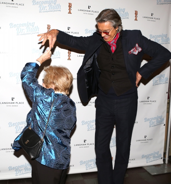 Dr. Ruth Westheimer and Tommy Tune  Photo