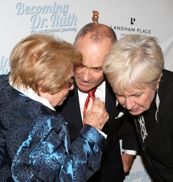 Dr. Ruth Westheimer with Police Commissioner Ray Kelly and wife Veronica  Photo