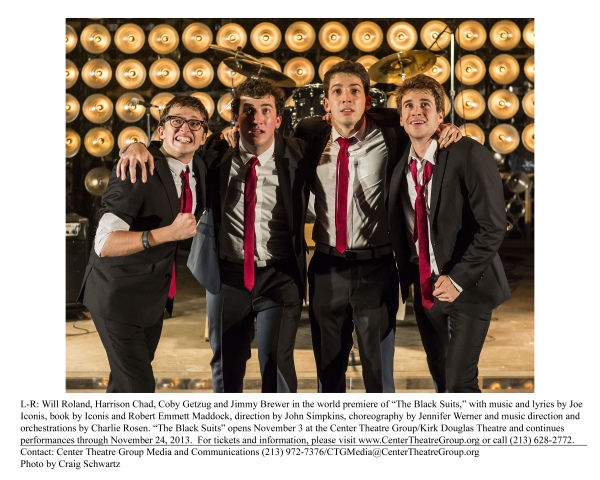 Photo Flash: First Look at Jimmy Brewer, Annie Golden and More in CTG's THE BLACK SUITS Image