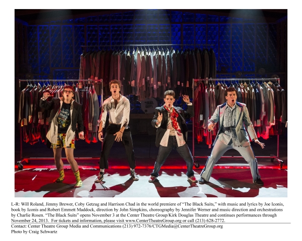 Photo Flash: First Look at Jimmy Brewer, Annie Golden and More in CTG's THE BLACK SUITS Image