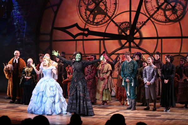 Alli Mauzey and Lindsay Mendez with cast  Photo
