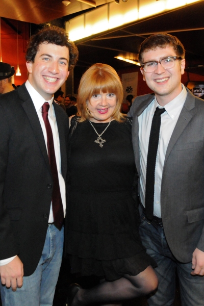 Cast members Harrison Chad and Annie Golden and Music Director Charlie Rosen  Photo
