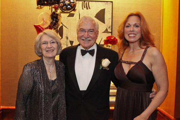 Carolee Carmello with honorees Eileen and N. Karry Paragano of Bernardsville, NJ. Photo