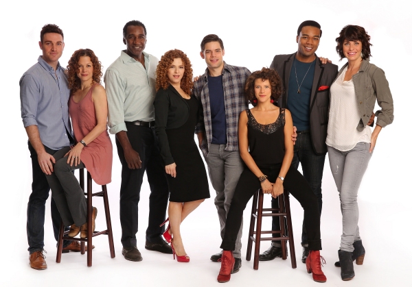 Tyler Hanes, Elizabeth Parkinson, Norm Lewis , Bernadette Peters,  Jeremy Jordan, Cyr Photo