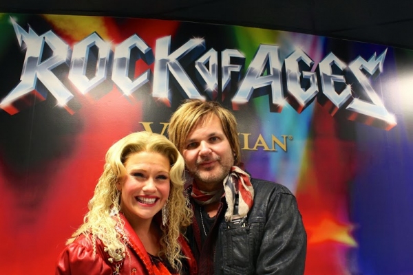Photo Flash: Rikki Rockett Visits ROCK OF AGES in Las Vegas Image