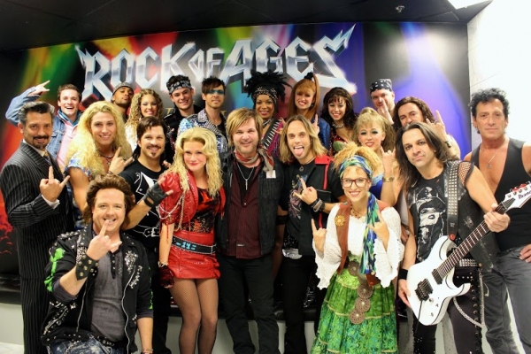 Photo Flash: Rikki Rockett Visits ROCK OF AGES in Las Vegas Image