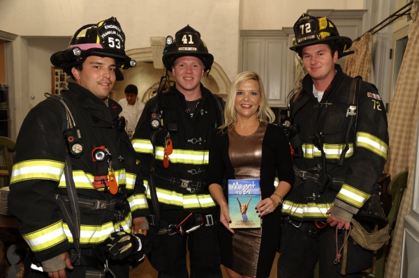 Photo Flash: Chef Rocco Dispirito and Police and Fire Departments Celebrate Lauren Pizza's MEANT TO BE 