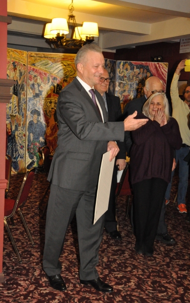 Photo Coverage: MAMMA MIA! Creator Judy Craymer Receives Sardi's Portrait Image