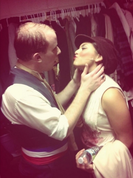 Photo Flash: Saturday Intermission Pics, Nov 9 - 'GREAT COMET' Takes on THOR, KINKY BOOTS Celebrates 'Movember' and More! Image