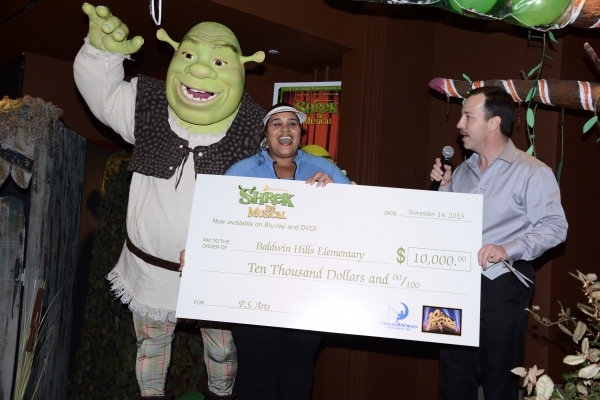 Photo Flash: SHREK THE MUSICAL Celebrates NAfME Grants with Baldwin Hills Elementary Image