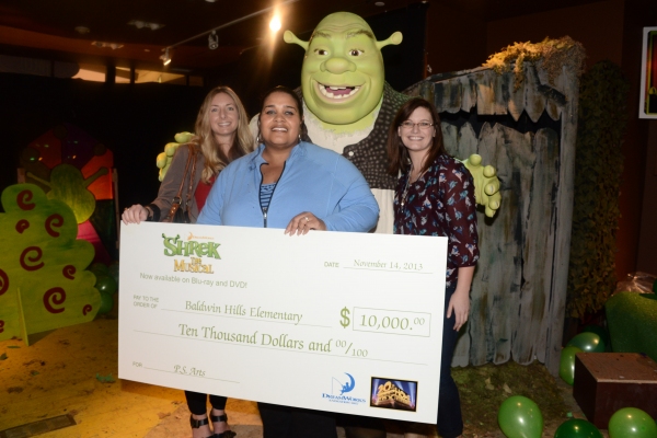 Photo Flash: SHREK THE MUSICAL Celebrates NAfME Grants with Baldwin Hills Elementary Image