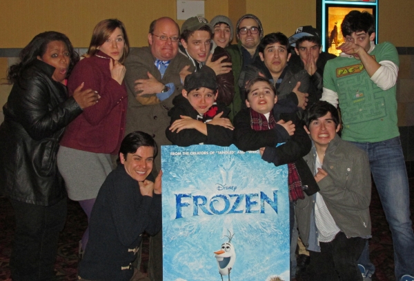 Photo Flash: NEWSIES Casts Gets FROZEN at NYC Screening Image