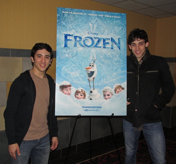 Photo Flash: NEWSIES Casts Gets FROZEN at NYC Screening 