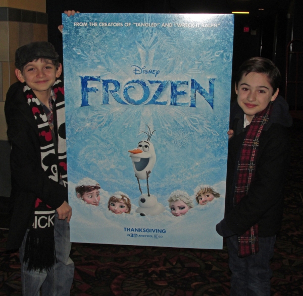 Photo Flash: NEWSIES Casts Gets FROZEN at NYC Screening 