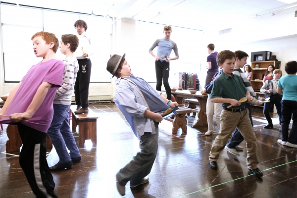 Photo Coverage: In Rehearsal with the Cast of Paper Mill Playhouse's OLIVER!  Image