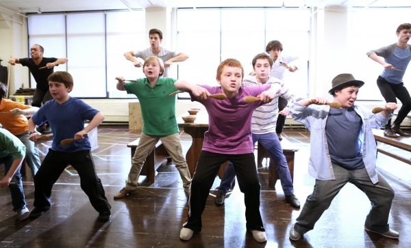 Photo Coverage: In Rehearsal with the Cast of Paper Mill Playhouse's OLIVER!  Image