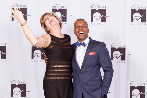 Lisa Tremper Hanover and Leslie Odom Jr. Photo