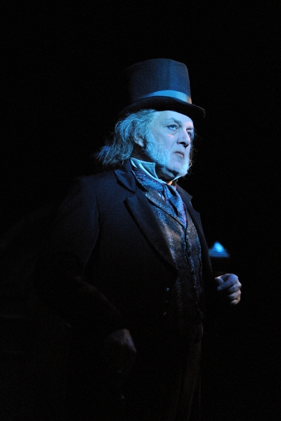Aled Davies stars as Ebenezer Scrooge Photo
