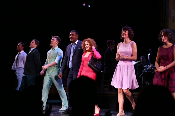 Grasan Kingsberry, Jeremy Jordan, Tyler Hanes, Norm Lewis, Bernadette Peters, Meg Gil Photo