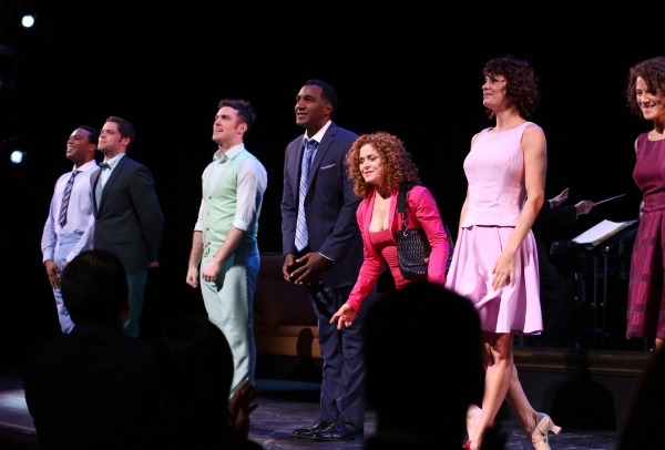 Grasan Kingsberry, Jeremy Jordan, Tyler Hanes, Norm Lewis, Bernadette Peters, Meg Gil Photo