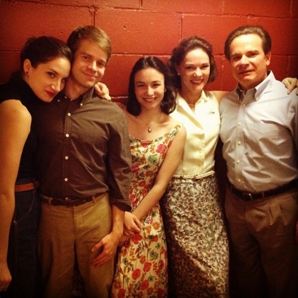 Photo Flash: Saturday Intermission Pics, Nov 16 - Goodspeed's 'HAPPY FELLA' Sends Love to the Philippines; Keenan-Bolger in FAMILY FURNITURE & More! Image