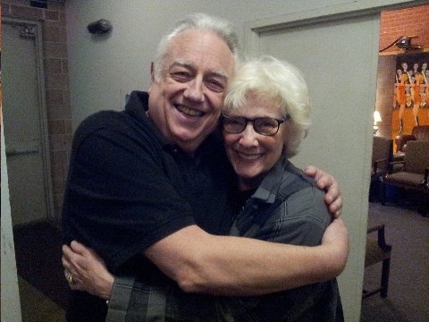 Backstage with darling Betty Buckley. Photo