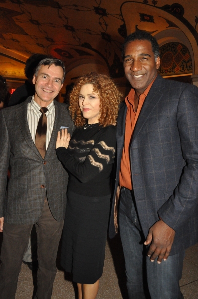 William Schemerhorn, Bernadette Peters and Norm Lewis Photo