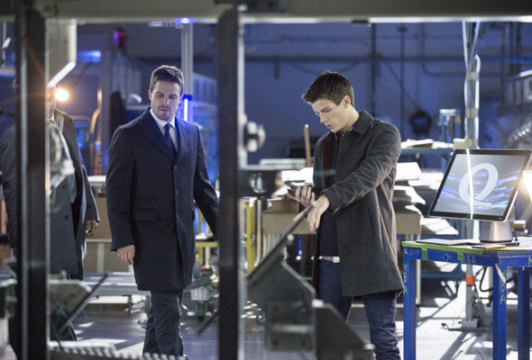 Photo Flash: First Look at Grant Gustin as 'Flash' on The CW's ARROW Image