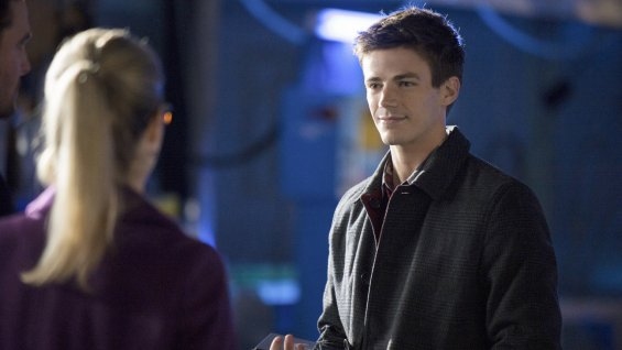 Photo Flash: First Look at Grant Gustin as 'Flash' on The CW's ARROW Image