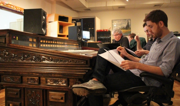 Photo Coverage: In the Recording Studio with MURDER FOR TWO! Image