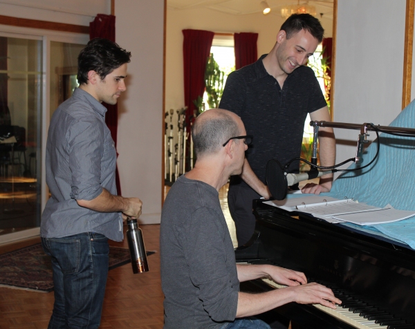 Photo Coverage: In the Recording Studio with MURDER FOR TWO! Image