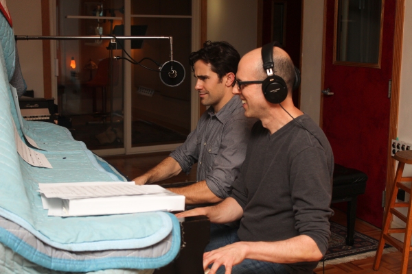 Photo Coverage: In the Recording Studio with MURDER FOR TWO! Image
