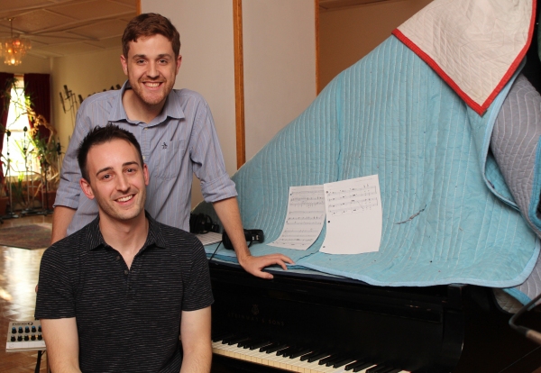 Photo Coverage: In the Recording Studio with MURDER FOR TWO! Image
